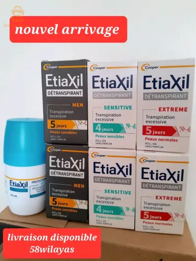 etiaxil détranspirant et vichy stick