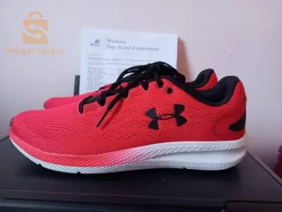 🚨🚨 Nouvelle Arrivage 🚨🚨#Disponible_0558459644
New Articles. #Kaba_Européen 
Chaussure 🇪🇺🇺🇲🇱🇷 #Under_Armour_Homme_Charged_Pursuit 
Couleur: Rouge y Noir 
 Pointure :43
#underarmour #chaussures #chaussureshommes #underarmourshoes #underarmouroriginal
