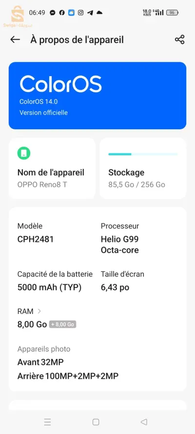 Oppo Reno 8t