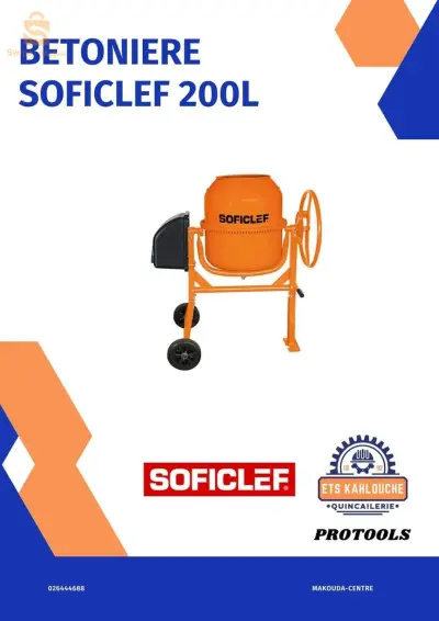 BETONIER SOFICLEF CRM200
