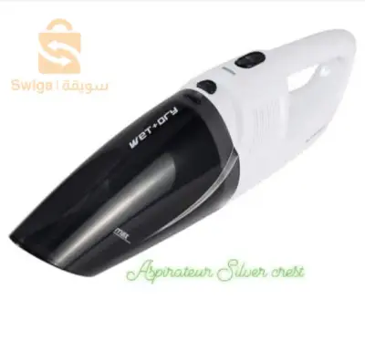 #Aspirateur_A_Main_Aux Et Poussière#SILVER_CREST#Batterie : 7.4 V #Autonomie_en_Aspiratio_continue : 20 Mn.#Capacité du bac de récupération  de la Poussière  Max 400 ML#Capacité du bac de récupération  des Liquides  Max 150 MLMade in #Germany 🇩🇪🇩🇪