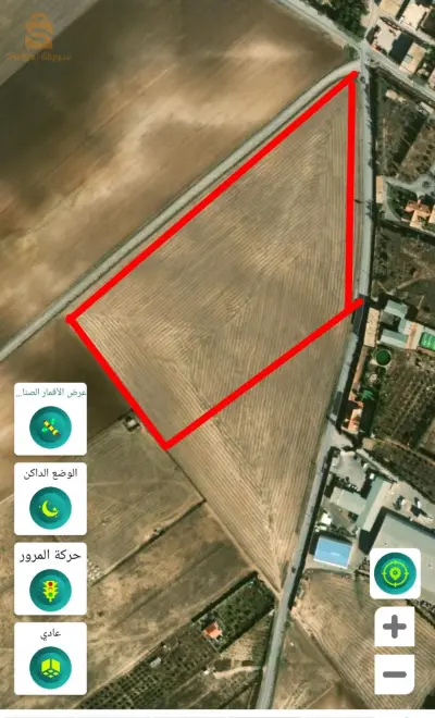 Un terrain agricole de