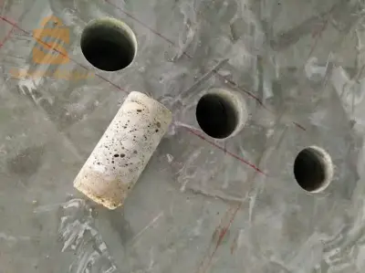 carottage a béton