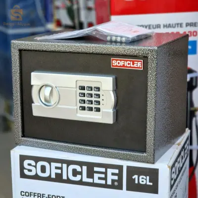 Coffre Fort Électrique SOFICLEF 16L 35x25cm$🤍🤍