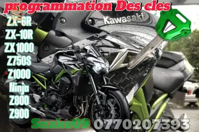 برمجة مفاتيح الكاواساكي 🗝️🔥