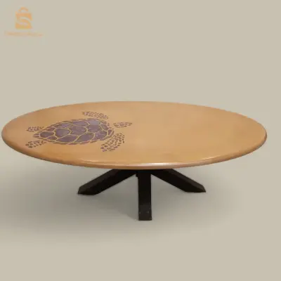 طاولة mdf ريزين ابوكسي