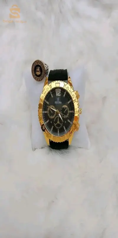 سلعة تتكلم وحدها ✨🔥 سلعة مشالله روعة 💫💯 جودة ريعة بزاااف ⌚ساعة  300da+2000daللخاتم