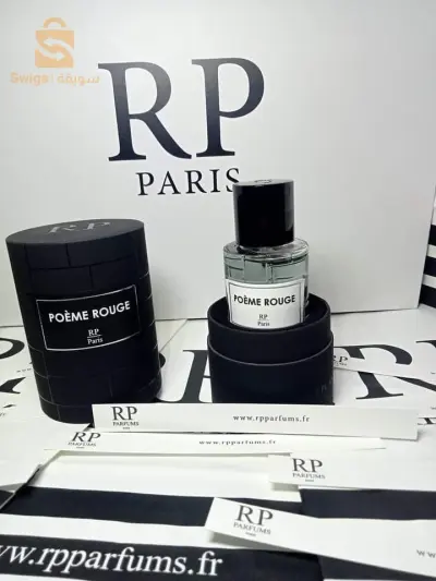 Parfum  RP Paris 50ml gros 
 Made in France
 Poème  rouge = gris montaigne dior 
rose ose = colle noire dior
 brin de folie = bouquet suprême Yves Saint Laurent 
joyaux d'orient = baccarat rouge françis kurdjian 
Livraison disponible 58. Wilaya