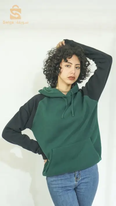 Hoodie bi color regular