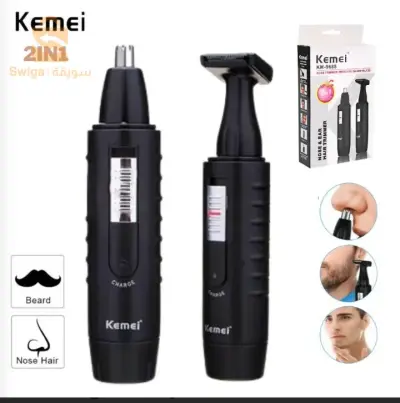 Kemei Tondeuse électrique rechargeable pour Nez et Barbe
