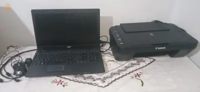 pc portable "acer"+imprimante "Canon"