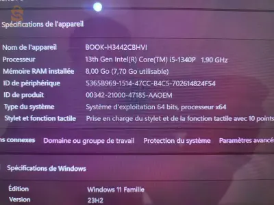 samsung galaxy book 3 360 i5 13em TacTile oled
