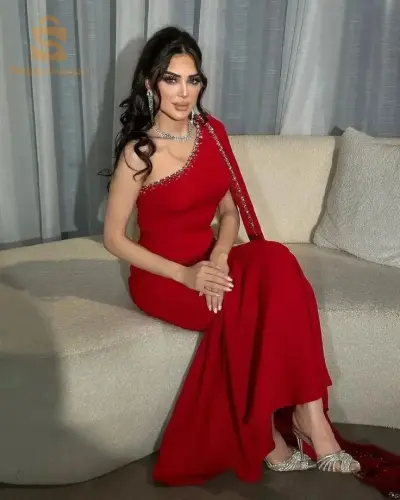 robe soirée rouge