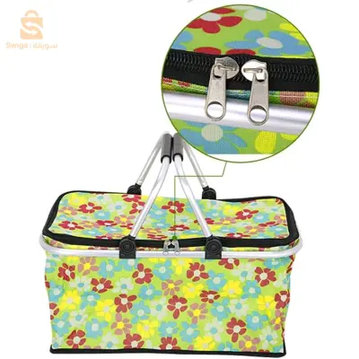 سلة نزهة معزولة سعة 30 لتر، ساخنة وباردة$👍