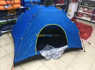 Tente camping automatique 6 places