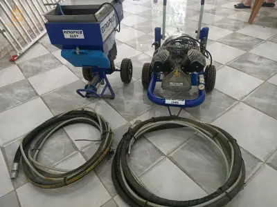 Machine extraction tout produit pâteux filmage et  peinture Europro