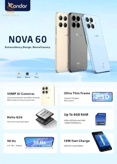 CONDOR NOVA60 (64gb) smartphone