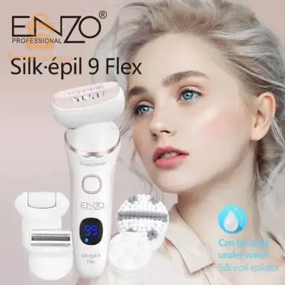 Épilateur Enzo 🇮🇹 Silk Epil 9 Flex 🔵
Model EN-0106