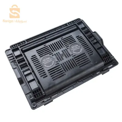 Support de refroidissement réglable pour ordinateur portable, Double ventilateur