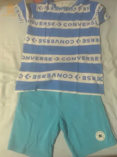 ENSEMBLE SHORT ET TSHIRT POUR ETÉ CONVERSE ORIGINAL TAILLE S