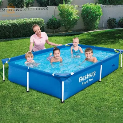 Steel Pro™ Piscine Rectangulaire 221 x 150 x 43cm Bestway