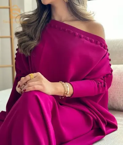 robe rose fushia