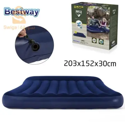 Matelas Gonflable 2 Places bestway 67682
فرشة هوائية قابلة للنفخ من باستواي مناسبة لشخصين مع وسادة مدمجةPavillo Matelas Gonflable 2 Places avec Oreiller intégrée 203x152x30cm #67682
اكتشف فرشة Pavillo الهوائية بالحجم الكبير المناسب لشخصين من الشركة العالمية Bestway، مبطنة بامتياز، ستكون هذه الفرشة المريحة جدًا جاهزة خلال دقيقتين وتفرغ بنفس السرعة بفضل صمامها الكبير، تم تصميم هذه الفرشة القابلة للنفخ خصيصًا لمرافقتك في رحلات التخييم. - مغلفة بالفينيل عالي الجودة هذا ما يعطيها راحة ونعومة وتوازن أكبر. - قابلة للنفخ في دقائق قليلة بواسطة مضخة هوائية بكل سهولة. - مناسبة للاستخدام الداخلي والخارجي على حد سواء. - لأكثر راحة تم تزويدها بوسادة مدمجة مريحة جدا. - طبقة مزدوجة متينة مضادة للماء. - تتحمل وزن حتى: 300 كغ. - الأبعاد: 203x152x30 سم. ملاحظة: العلبة لا تفتح بأشياء حادة لتفادي ثقب المنتج
6200دج
0665955230فب👉 viber Watts