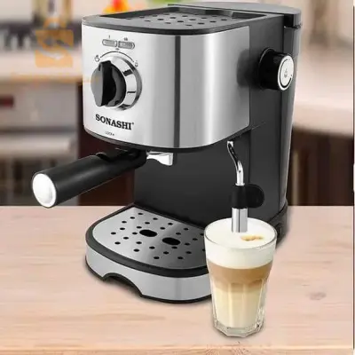 SONASHI Cafetière Expresso 15Bars Capacité 1.L
 850W SCM-4963