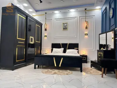 غرفة نوم Golden_black