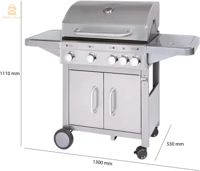 Barbecue a gaz 15500w proficook pc-gg 1181