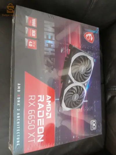 je vend une radeon msi rx 6650xt mech 2x sous blister jamais ouverte venu du canada