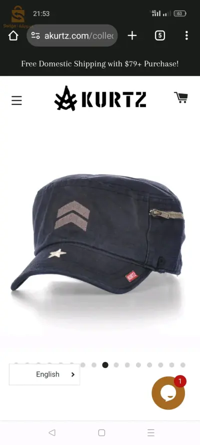casquette militaire vintage