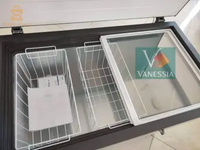 Congélateur marque géant 260l Gris