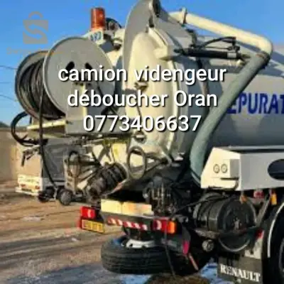 camion videngeur déboucher Oran H24