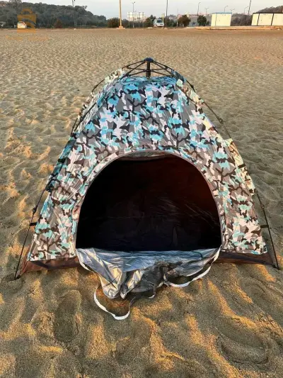 Tente camping automatique 4 places