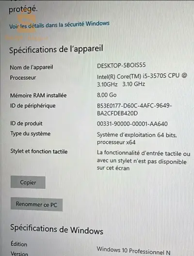 i5 3470s
hdd300
RAM 8
gt730 2Go