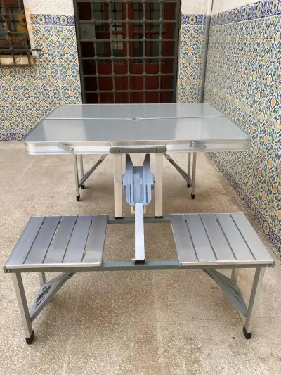 table aluminium pliante 4 places