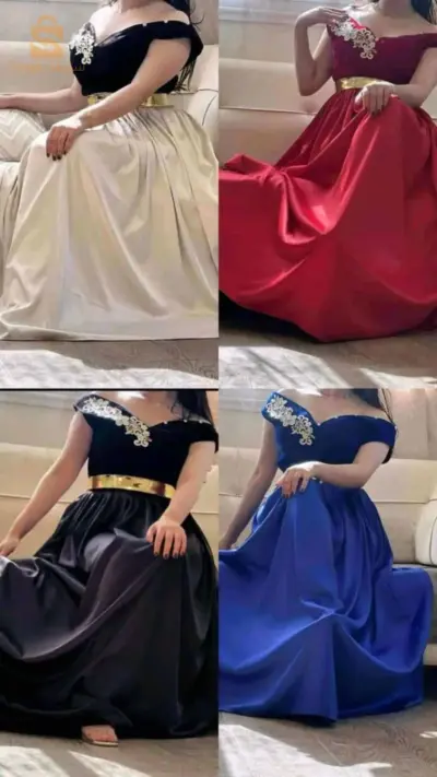 robe soir satine