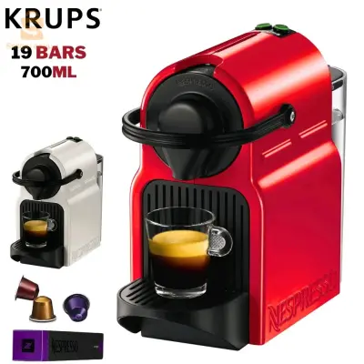 Cafetière Expresso Avec Capsules
Vespresso Et Fonction Flow-Stop
Automatique 700mL 1260W Krups Inissia
YY153OFD