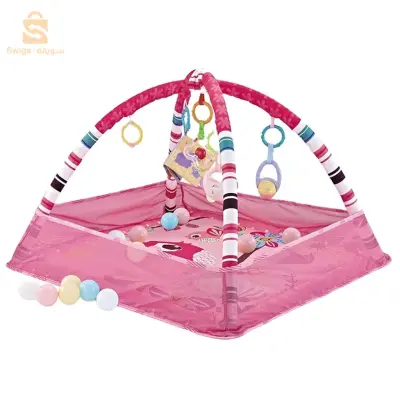Tapis de jeu gonflable pour enfants avec jouets et accessoires