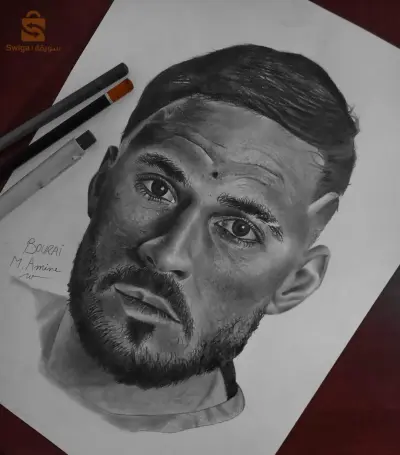 رسم بورتريه بأسلوب واقعي