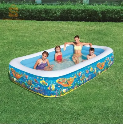 Piscine Rectangulaire Multi-couleur Familiale 305x183x56cm Bestway#54121