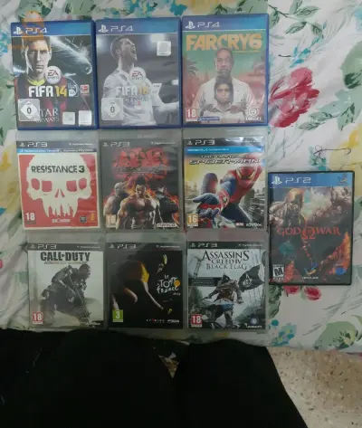 lot cd ps3 ps4