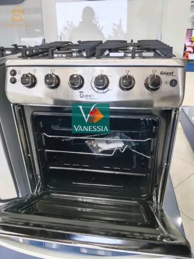 Cuisinière marque géant Queen inox ventiller