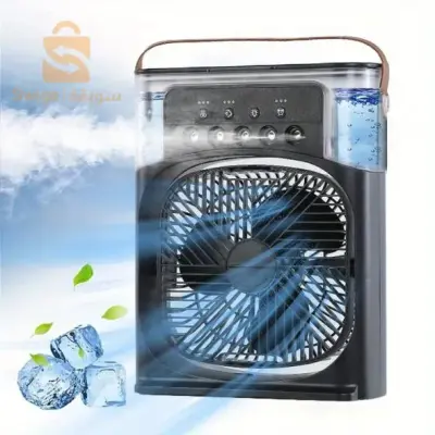 Climatiseur portatif personnel de bureau avec ventilateur humidifie et purifie