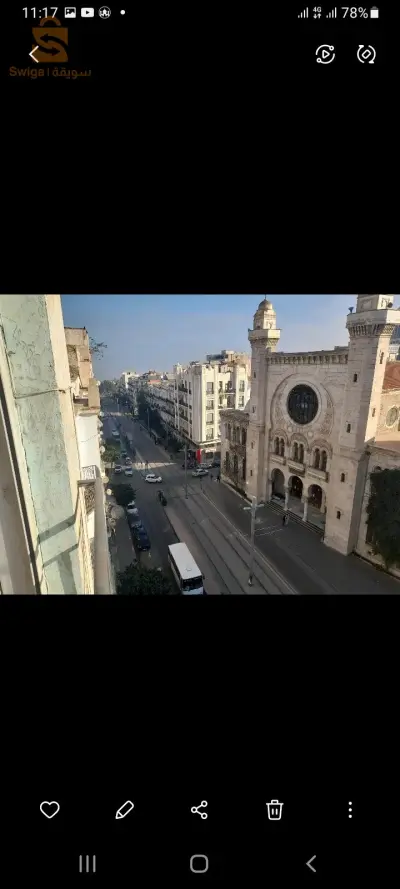 شقة للكراء وسط مدينة وهران طابق الخامس شارع معطى محمد الحبيب
