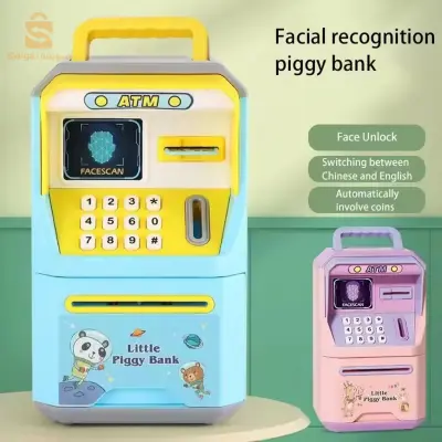 Piggy Bank Mini Bank Simulateur ATM pour la reconnaissance faciale