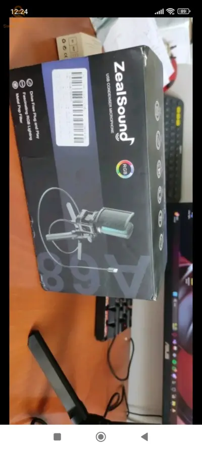 zealsound microphone rgb professional