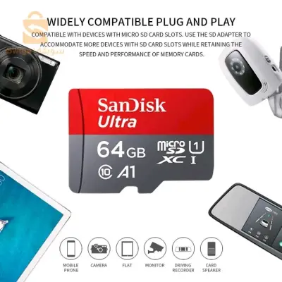 Carte mémoire SanDisk original 64Gb class 10 vitesse 140m/s seulement 1200 Da 😍😍