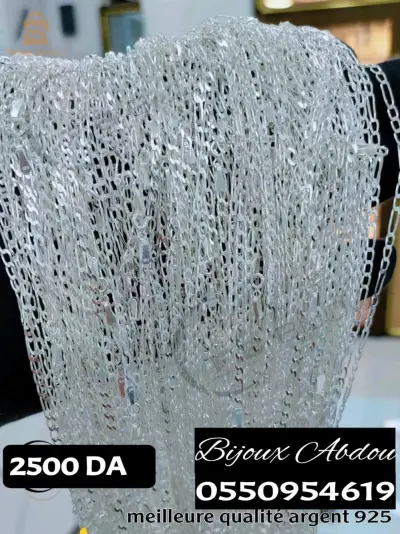 chaînes en argent 925 سناسل فضة